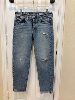 rag & bone Faded Blue Relaxed Straight Jeans